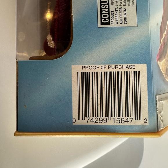 Vintage New 1996 Mattel Happy Holidays African American Barbie Christmas - Picture 4 of 4